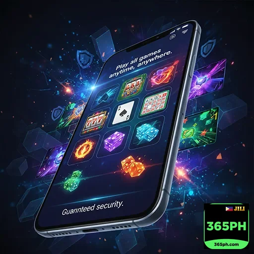 Player enjoying mobile casino gaming with 365ph offers